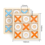 Realistic Tic Tac Toe Game Grid