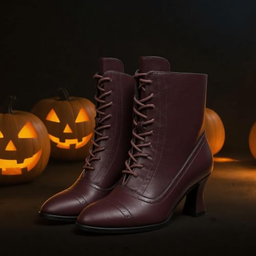 Victorian Boots For Women Vintage Renaissance Witch Shoes