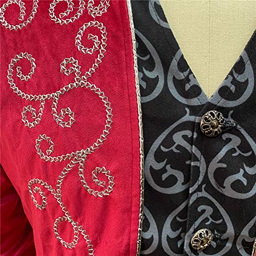 Apocrypha Mens Medieval Steampunk Tailcoat Jacket Vampire Costume