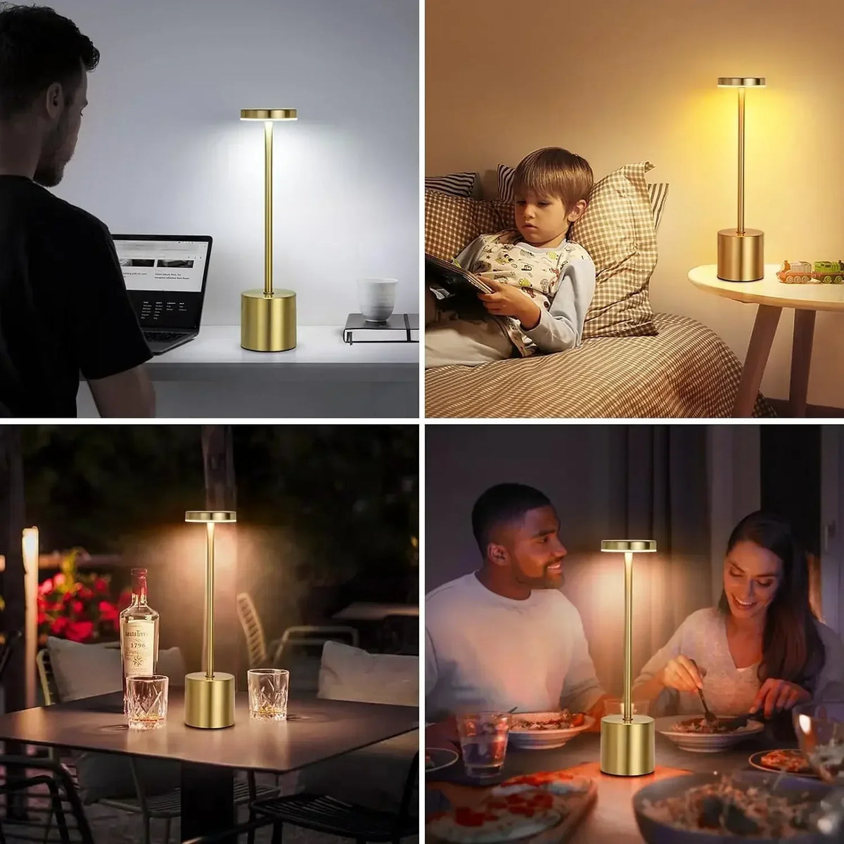 USB Rechargeable Touch Dimming Table Lamp