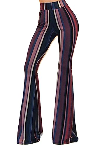 Women's Usa Lightweight Boho Comfy Stretchy Bell Bottom
