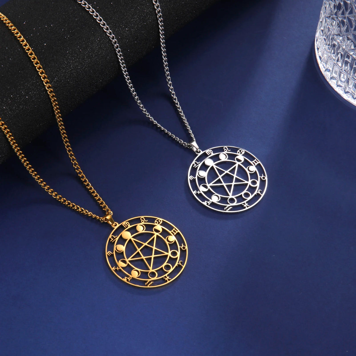 Stainless Steel Pentagram Necklace
