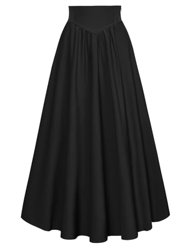 Scarlet Darkness Women Renaissance Maxi Skirt Victorian Flowy Long Skirts Main image