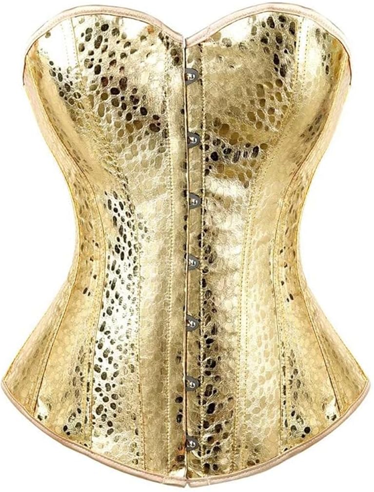 Gothic Faux Leather Steampunk Corset