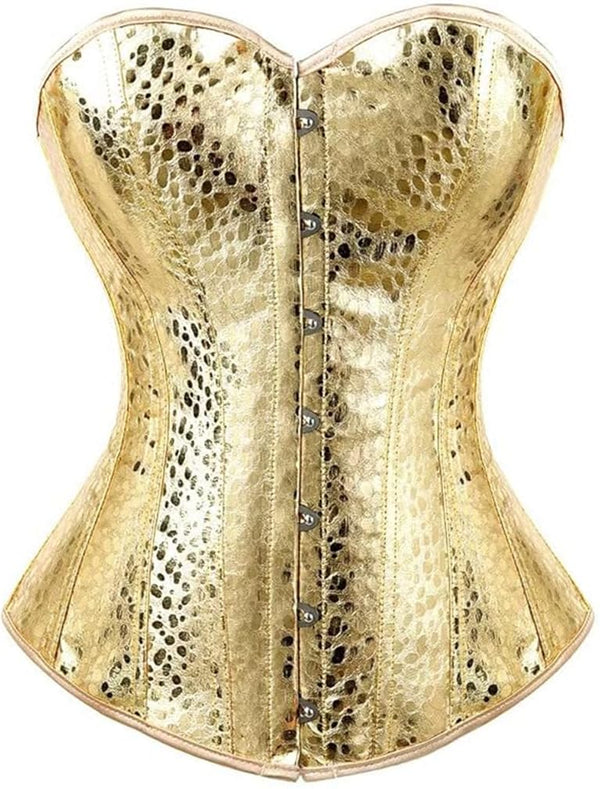 Gothic Faux Leather Steampunk Corset