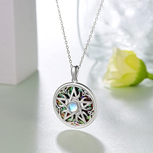 Celtic Witch Knot Necklace - Trinity Symbol
