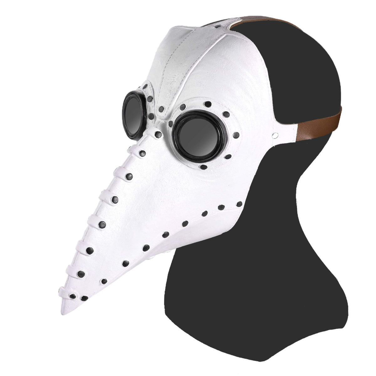 Plague Doctor Bird Mask Long Nose Beak Cosplay Steampunk Halloween Costume Props Latex Material