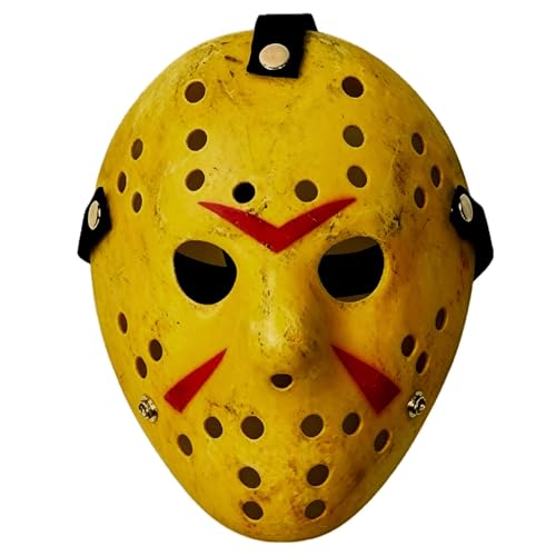 CASA CLAUSI Halloween Horror Hockey Mask Cosplay Costume Prop Adult