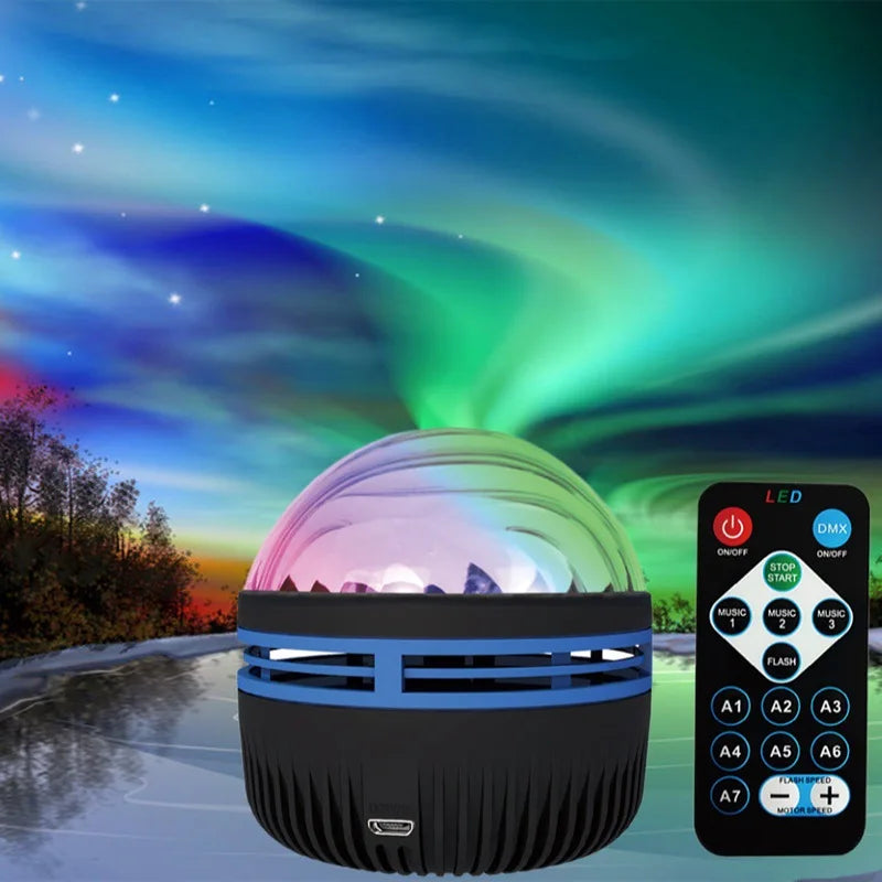 LED Galaxy Projector Light Colorful sky Bedroom Night Lamp Kids Room Decor Christmas Party Decora... Secondary image