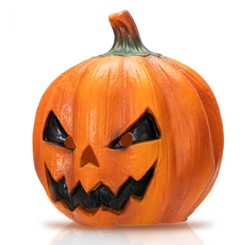 CreepyParty Jack-o-Lantern Mask, Costume for Halloween Party