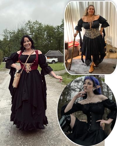 Renaissance Dress Women Victorian Dresses White Fairy Witch Wedding Dress