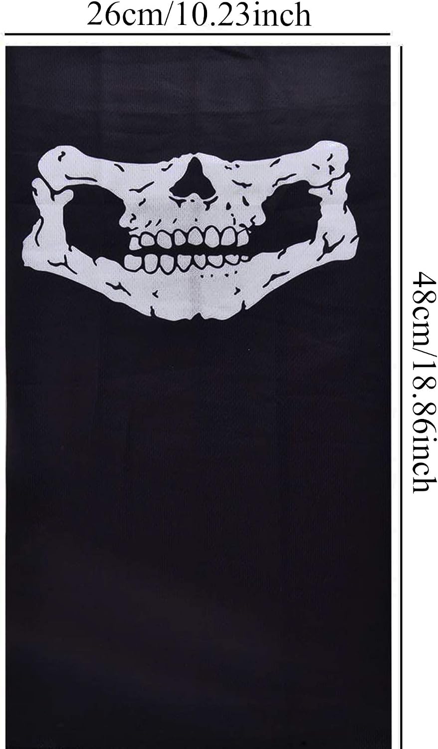 ZKSM 3Pcs Breathable Face Masks Skull Mask Seamless Balaclava Mask Headwear Scarf