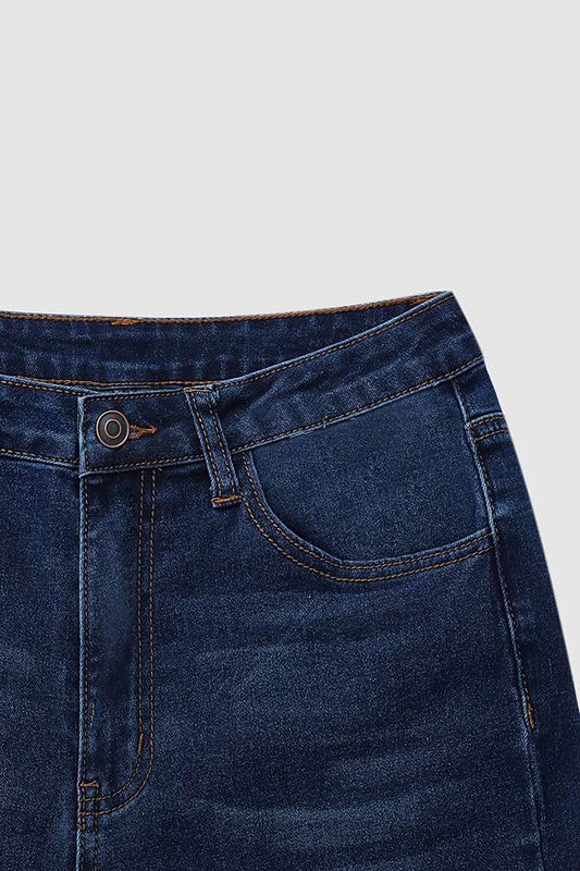 Peihot Vintage Bell Bottoms Flare Jeans For Women 90s High Waist