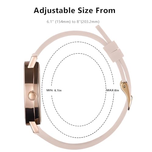 Women's Analog Nurse Watch with Second Hand for Nursing, 12/24 Time, S