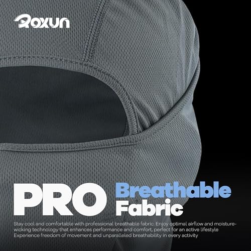 ROXUN Ski Mask Balaclava, Motorcycle Summer Cooling Breathable UV Protector