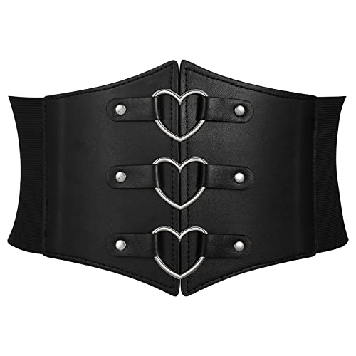 Metal Ring Wide Elastic Waspie Corset Belt Main image