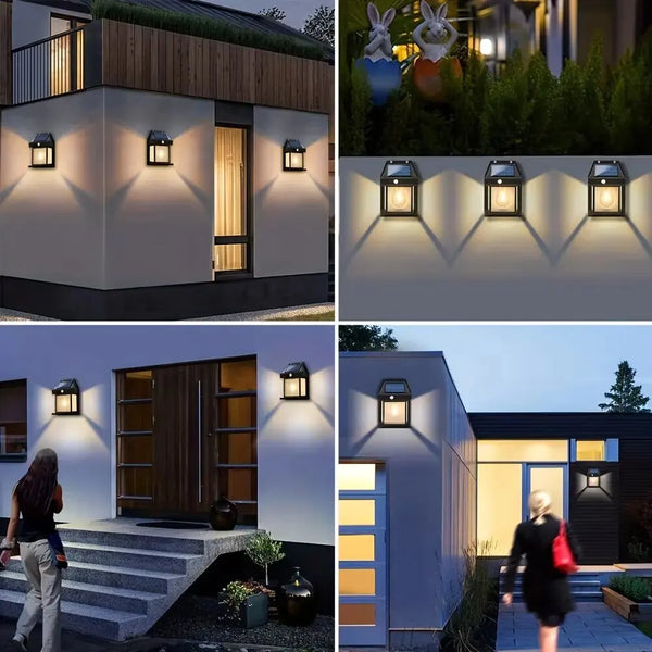 Powerful Solar Wall LED Light Sensor Solar Energy Wall Lantern LED