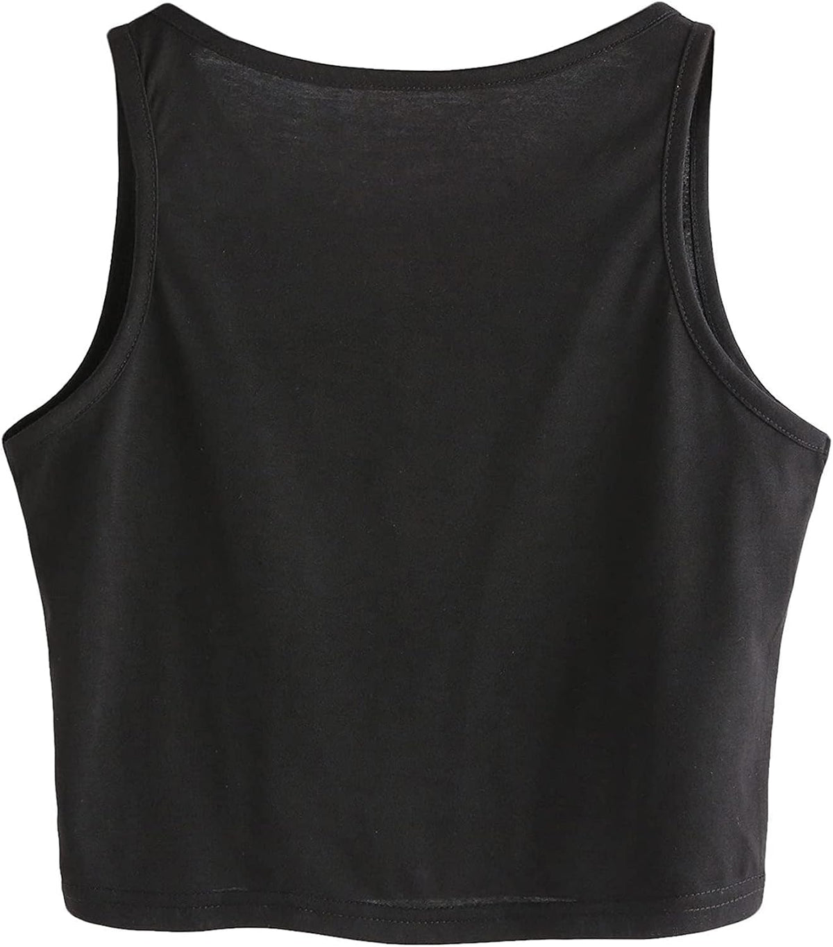 Remidoo Crop Tops for Women Casual Cropped Tank Top Summer Sleeveless Shirts