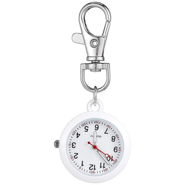 Homoyoyo Clip On Pocket Watch: Nurse Glow Pointer Watch with Clip and