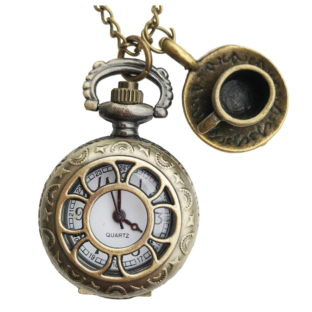 Alice in Wonderland Watch Necklace Jewelry Costume Gothic Lolita Acces
