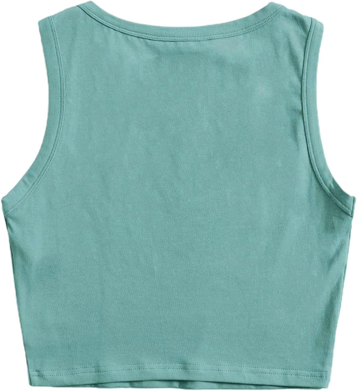 Remidoo Crop Tops for Women Casual Cropped Tank Top Summer Sleeveless Shirts