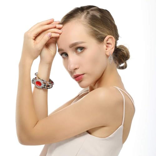 S SUSANN Leather Bracelets for Women Multilayer Bracelets for Women with Genuine Leather Layered Bracelets Boho/Bohemia Style Jewelry for Men and Woman