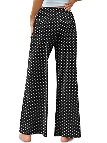 Women's Stretchy Wide Leg Palazzo Lounge Pants Casual Comfy