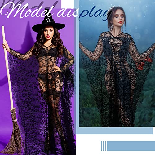 Mepase Boho Witch Lace Kimono Kaftan Dress Robe Beach Bikini Swimsuit