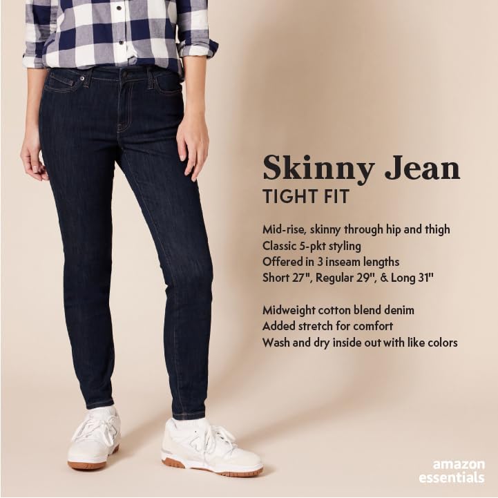 Women's Mid-rise Stretchy Skinny Jeans Secondary image