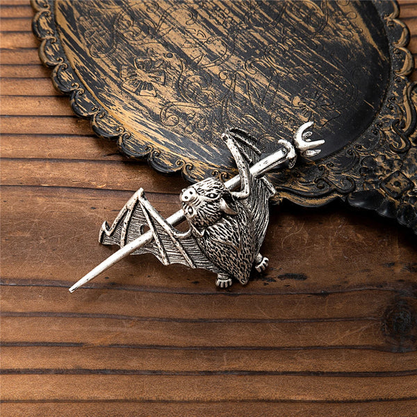 Spiritual Bat Necklace - Wiccan Jewelry