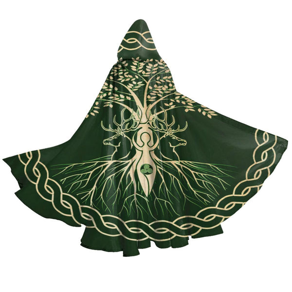 YETTA YANG Halloween Hooded Robe Cloak for Adult Men Women Christmas Hoodies Cape Cosplay Cosplay Costumes