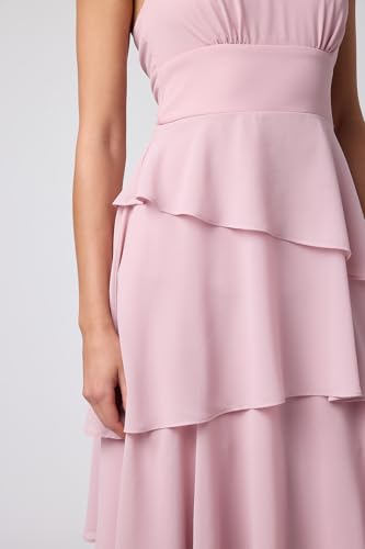 Lulus Jovie Tiered Women's Formal Midi Dress | Tiered Elegant Gown, Fall Wedding Guest & Formal Evening Midi Dress, Classy Engagement Party & Evening Party Attire