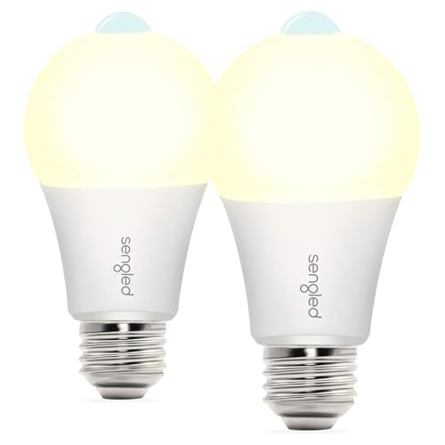 Sengled Motion Sensor LED Light Bulbs 8.8w (60w Equivalent) 800 Lumens for Porch, Garage, Hallway...