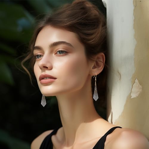 Boho Natural Stone Dangle Drop Earrings