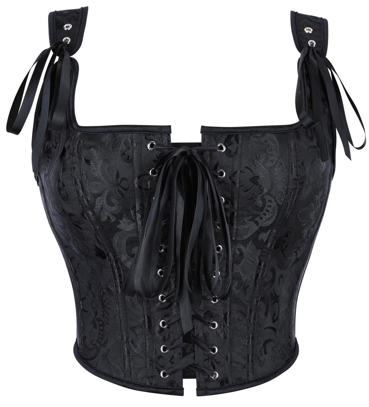 Floral Jacquard Renaissance Underbust Corset