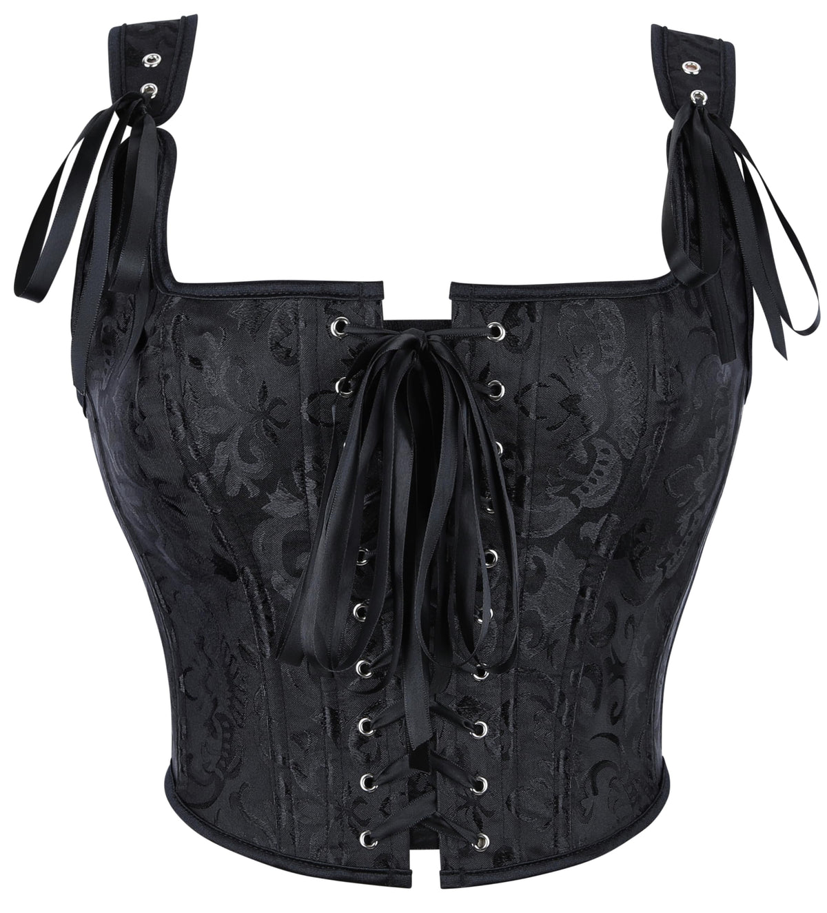 Floral Jacquard Renaissance Underbust Corset