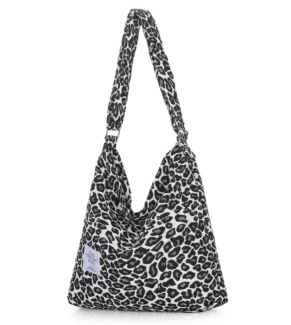 Retro Large Canvas Shoulder Bag — Hobo Crossbody Casual Tote