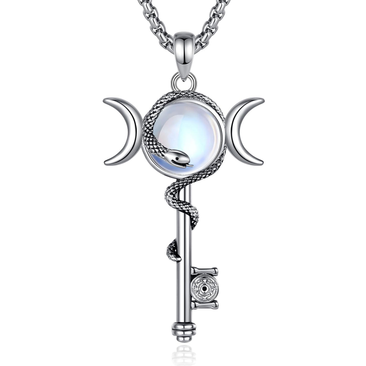 Hecate Key Necklace Witchy Jewelry for Women Witch Protection Sigils Gifts