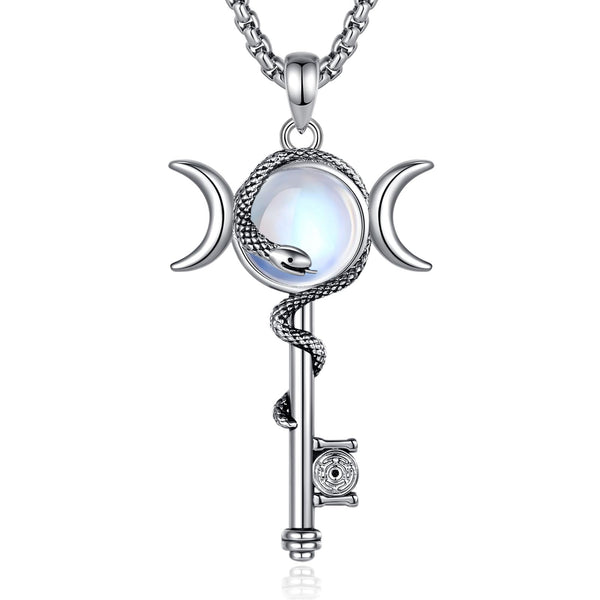 Hecate Key Necklace Witchy Jewelry for Women Witch Protection Sigils Gifts