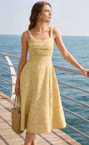 Vintage Midi Tea-Party A-Line Sundress