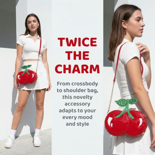 Fun Shape Purse — Novelty Fruit Chain Crossbody