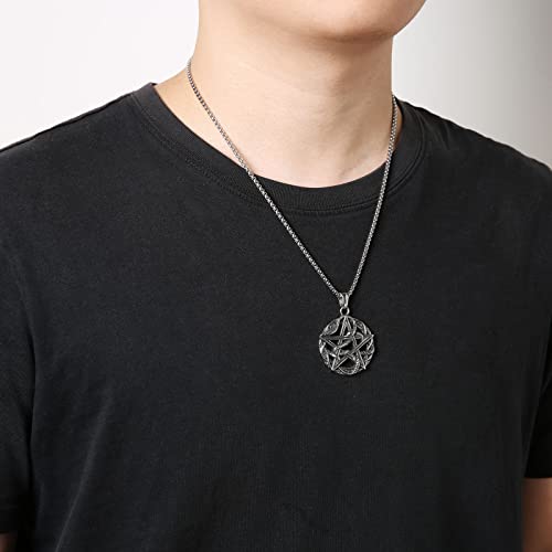 Gothic Snake Pendant - Serpent Ritual Necklace Secondary image