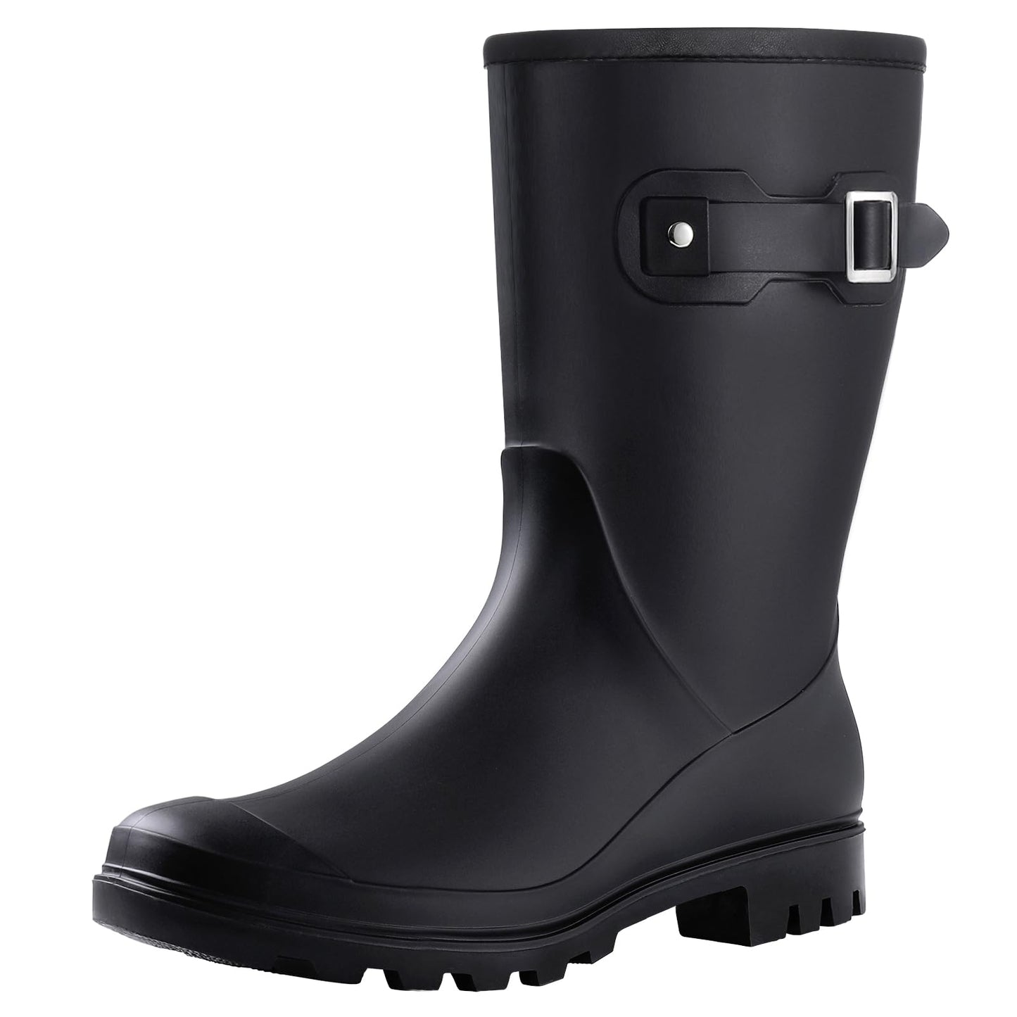 Mid Calf Rain Boots Waterproof Shoes