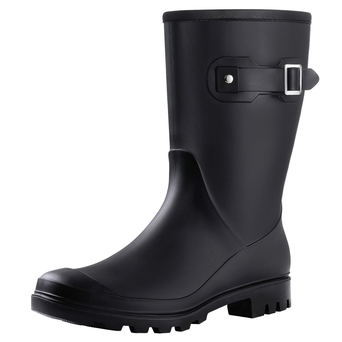 Mid Calf Rain Boots Waterproof Shoes