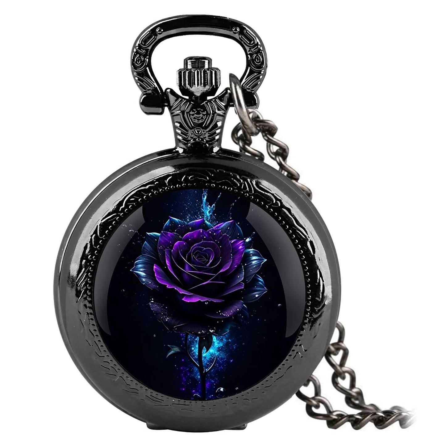 Vintage Pocket Watch for Women Men Graphic Design Quartz Pocket Watche