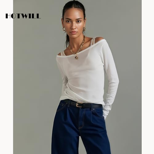 4 Pack Women Skinny Belts For Jeans Dress Thin Waist Belt For Ladies
