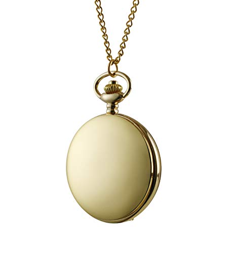 Smooth Vintage Pocket Watch with Chain