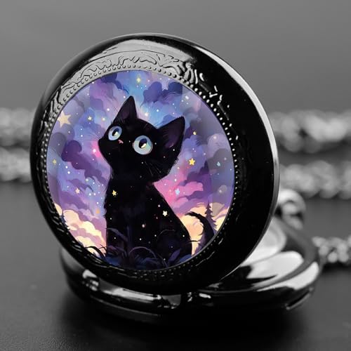 Vintage Pocket Watch for Women Men Graphic Design Quartz Pocket Watche Secondary image
