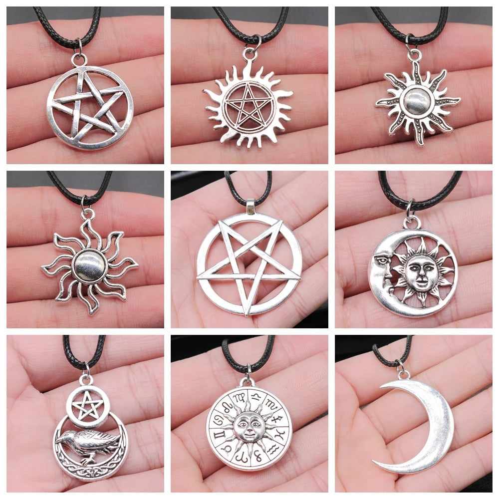 Pentagram Necklace - Wiccan Pendant Jewelry Main image