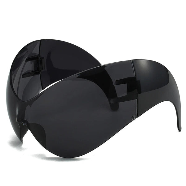 Oversized Y2K Punk One-Piece Windproof Sport Goggles
